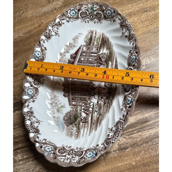 Johnson Brothers Vintage Heritage Hall Southern Plantation Oval Platter 4411 - Picture 4 of 7